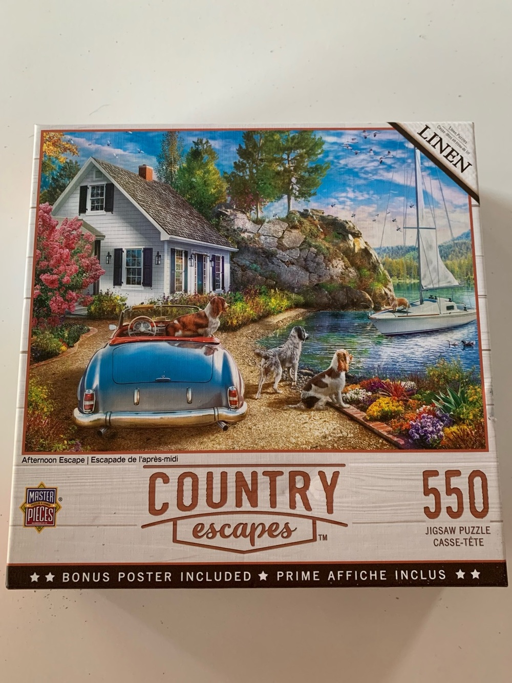 MasterPieces Country Escapes Afternoon Escape 550 Piece Jigsaw Puzzle